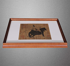 河口书画装裱配框服务案例